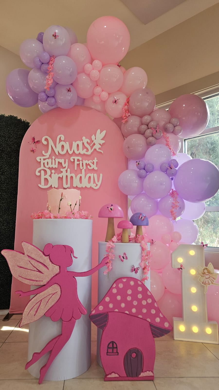 Enchanted fairy party setup Orlando